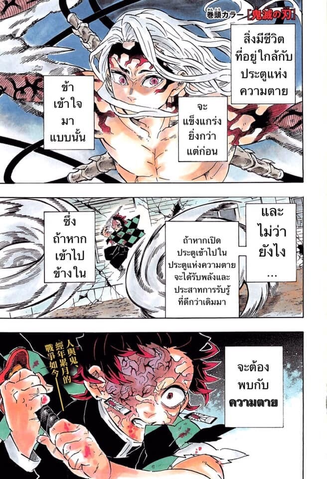 Kimetsu no yaiba ดาบพิฆาตอสูร ตอนที่ 188196 หน้า 98